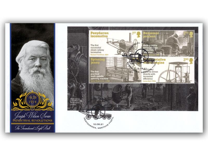 Industrial Revolution, 'Sheffield Steel Making' Prestige Booklet Pane