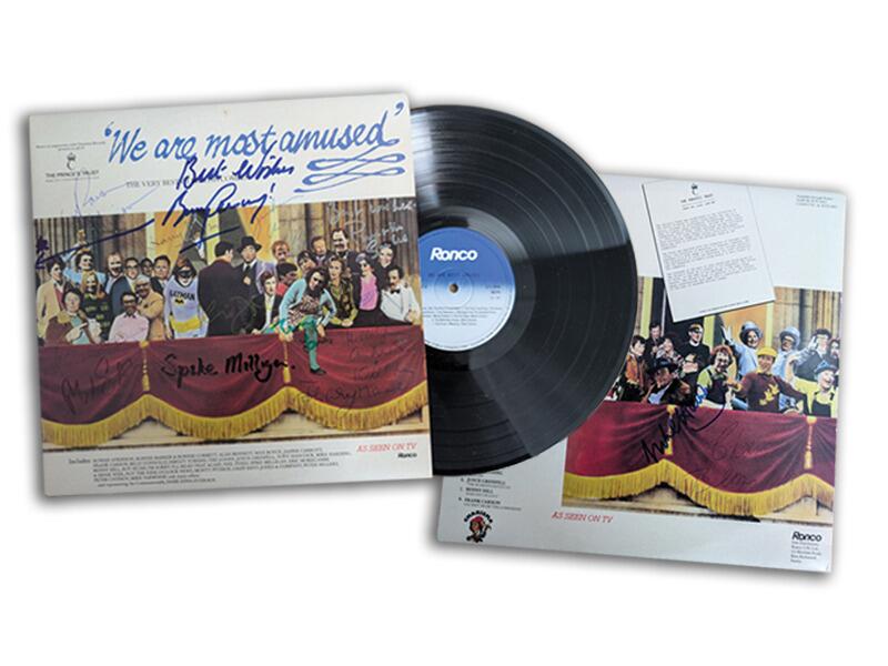 Monty Python Cast & British Comedy Multi-Signed Vinyl
