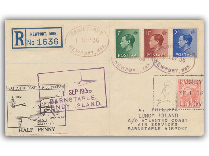 1936 Edward VIII, Atlantic Coast Air Services