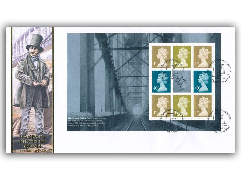 Isambard Kingdom Brunel 200 The Saltash Bridge Stamps Pane