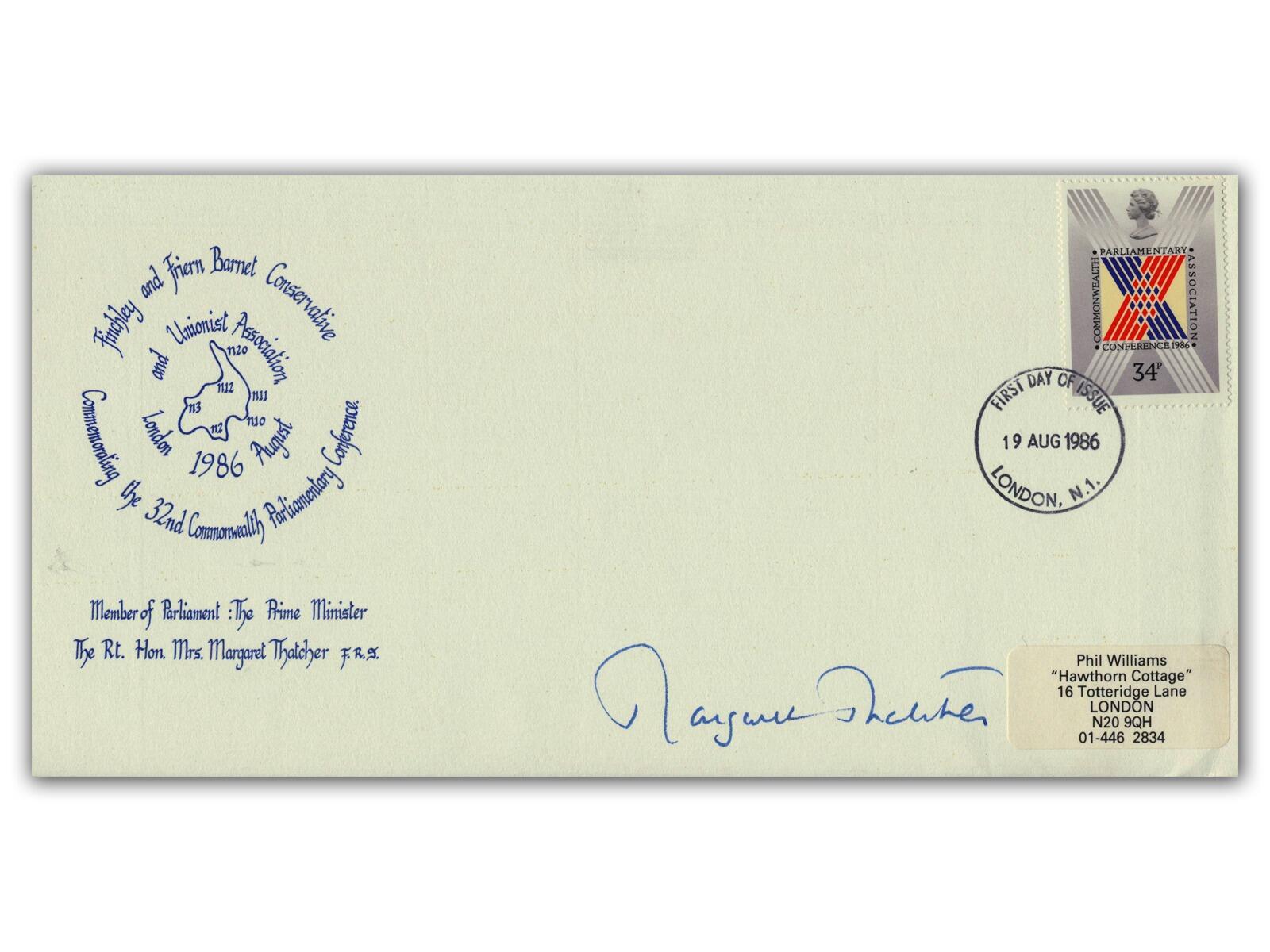 Margaret Thatcher Autograph | Prime Ministers