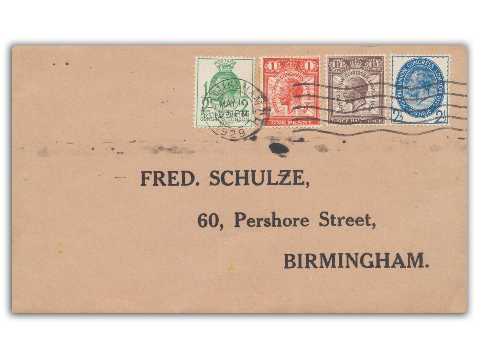 1929 Postal Union Congress, Birmingham slogan