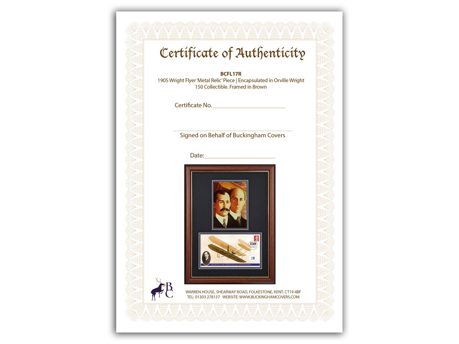 Framed in Brown COA