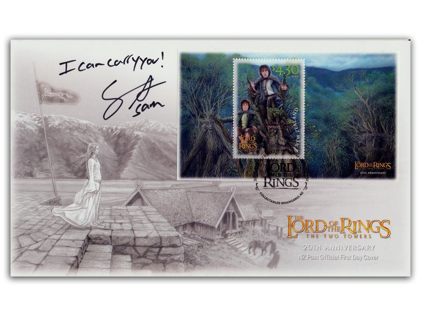 Lord of the Rings | 'Two Towers' Merry & Pippin $4.30, signed Sean Astin