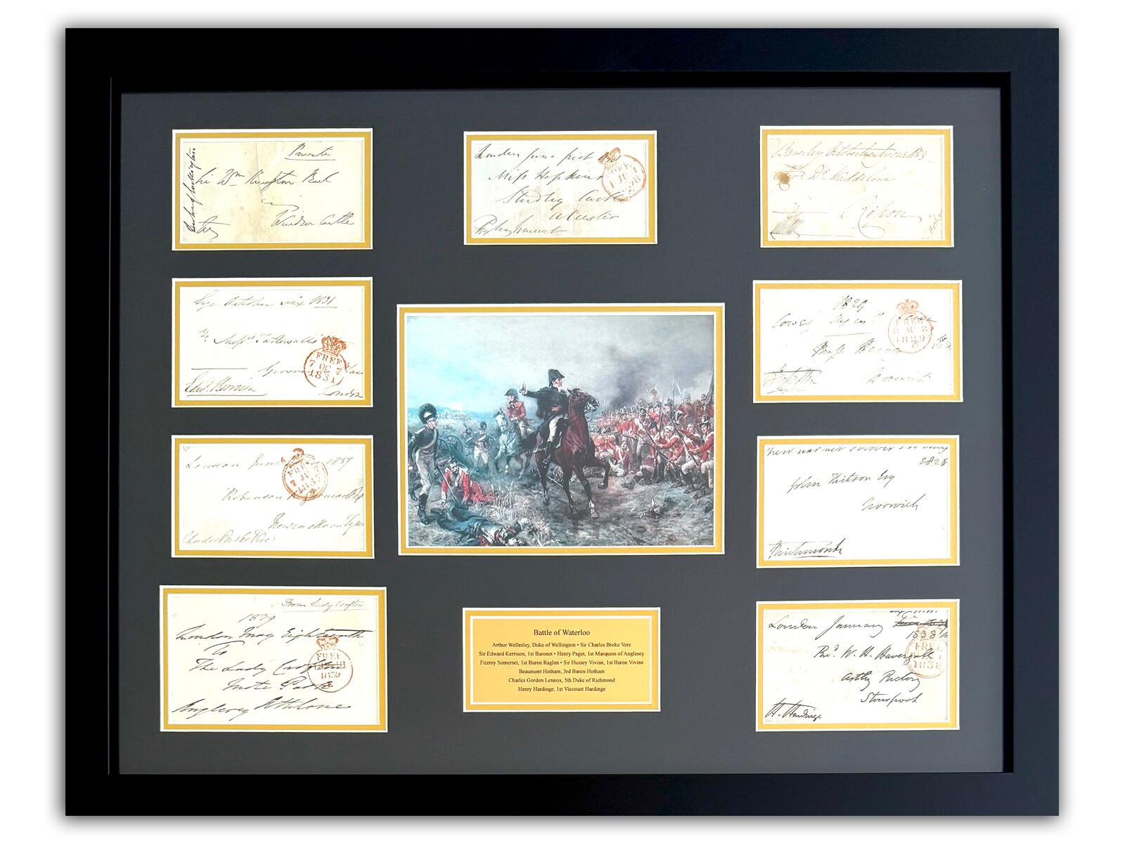 Battle of Waterloo Framed Freefronts
