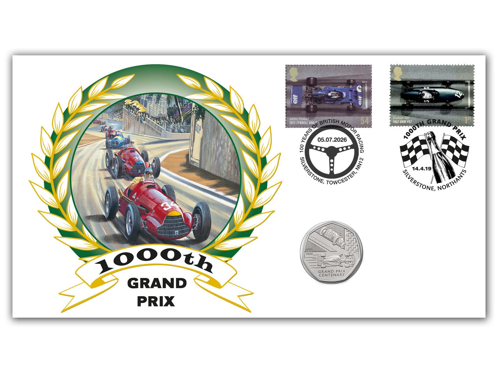 1000th F1 Grand Prix Race Collectible | 2026 50p Coin