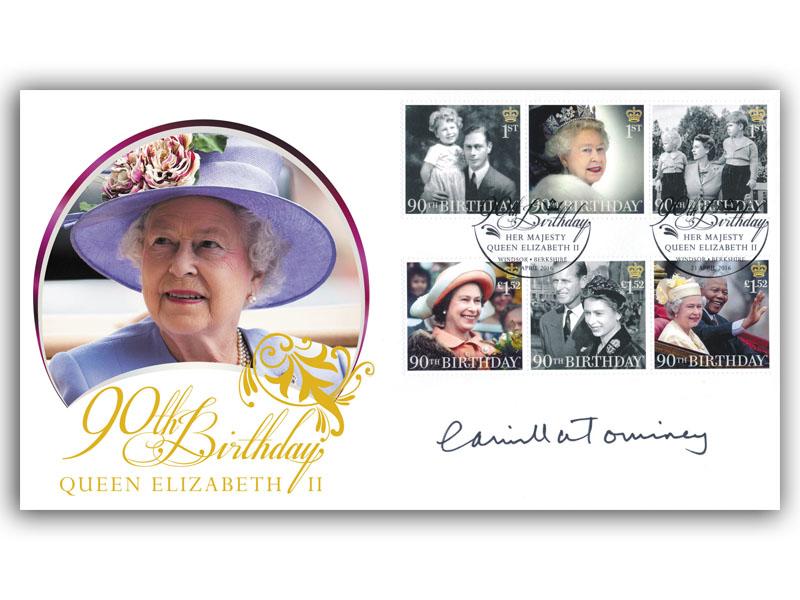HM The Queens 90th Birthday, signed Camilla Tominey