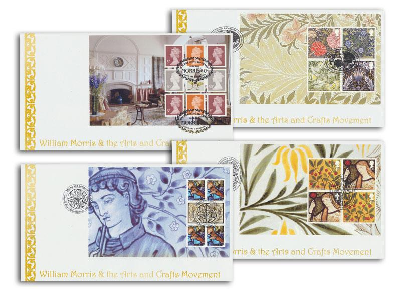 150th Anniversary Morris & Co. Prestige Booklet Set of 4 Covers