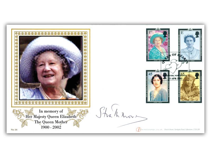 The Queen Mother, signed by Earl of Strathmore