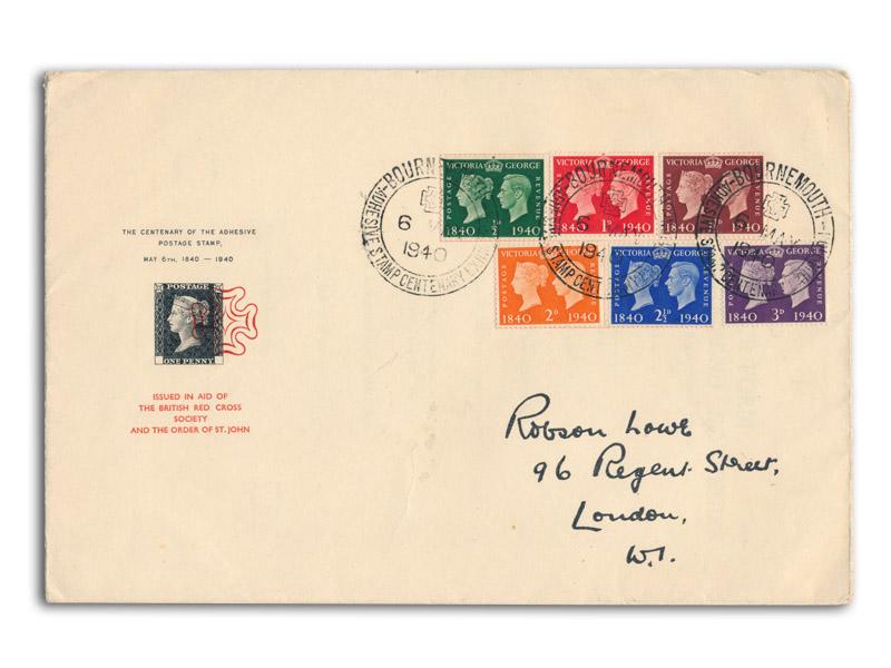 1940 Centenary, Robson Lowe, Bournemouth postmark