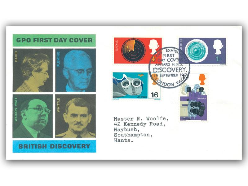1967 Discovery, HMS Discovery postmark