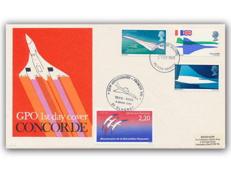 1969 Concorde GB & 1989 French Double