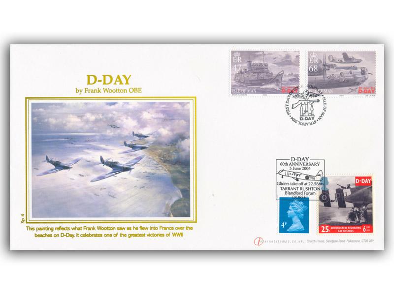 2004 60th Anniversary of D-Day, Isle of Man and GB double