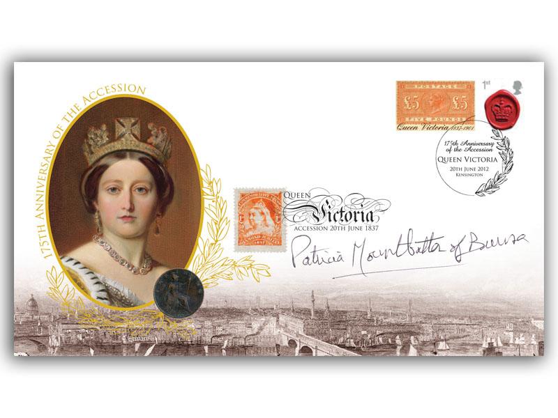 175th Anniversary of Queen Victoria's Accession Coin Cover