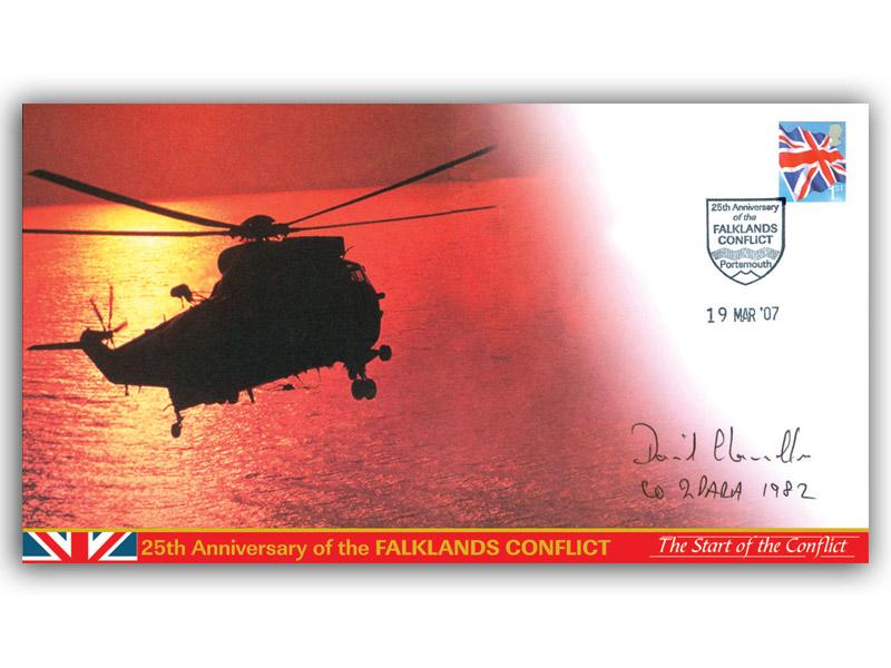 2007 Falklands Conflict, signed Brigadier D R Chaundler