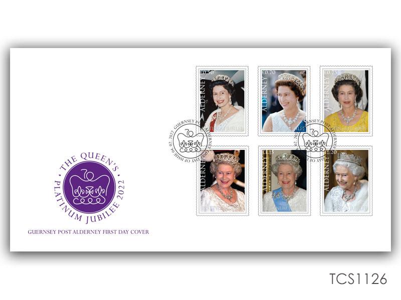 Queen Elizabeth II Platinum Jubilee Alderney miniature sheet