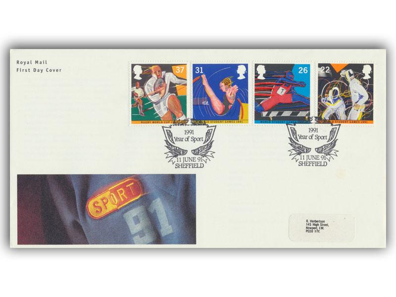 1991 Sports First Day Cover