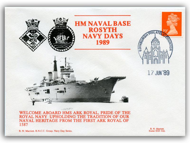 1989 HMS Ark Royal, Navy Days cover