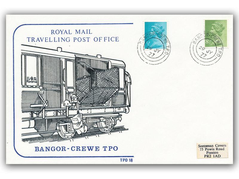 1977 Bangor to Crewe TPO