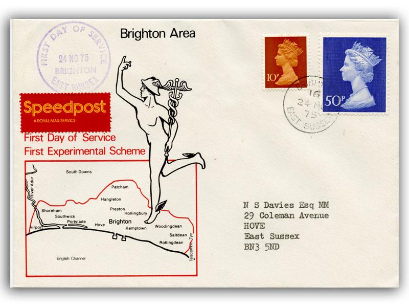 1975 Speedpost, Brighton CDS