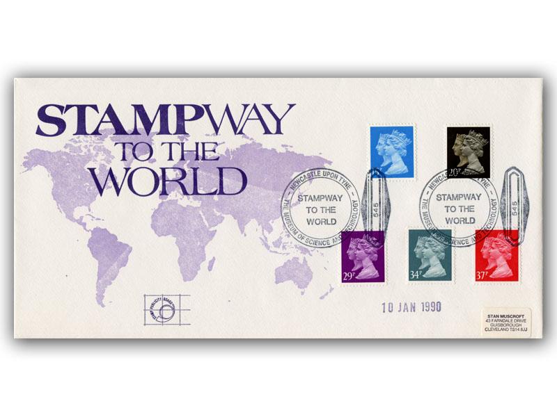 1990 Penny Black, Stampway to the World official