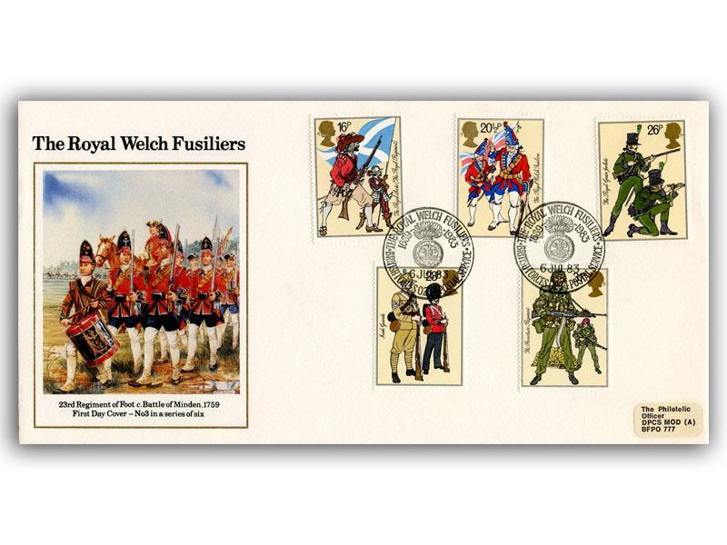 1983 Army, Welsh Fusiliers official