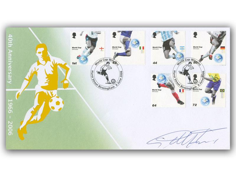Geoff Hurst Signed 2006 World Cup Cover