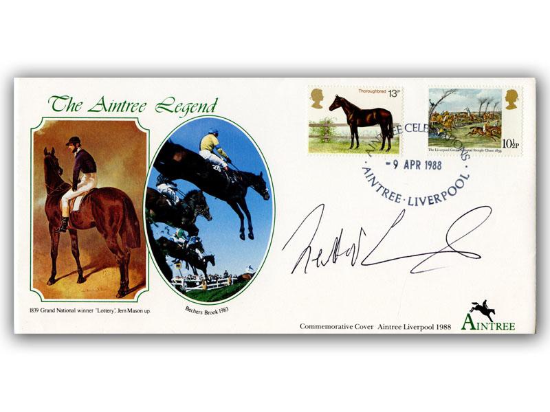 Neville Crump signed 1988 Aintree Legend cover