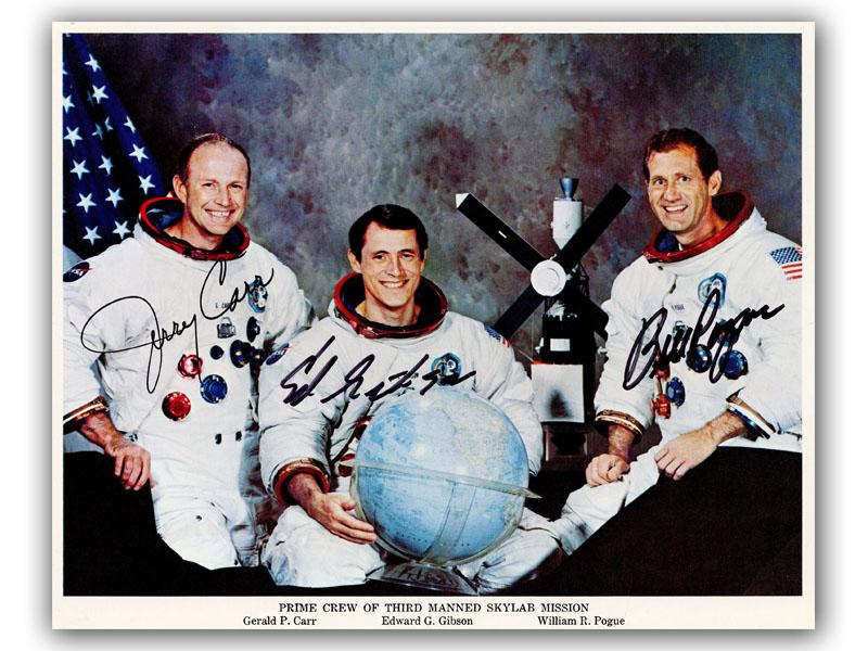Skylab 4 Crew signed photo