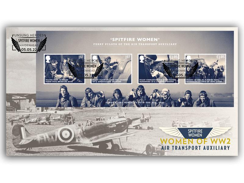 Unsung Heroes Cover: Women of WWII Miniature Sheet