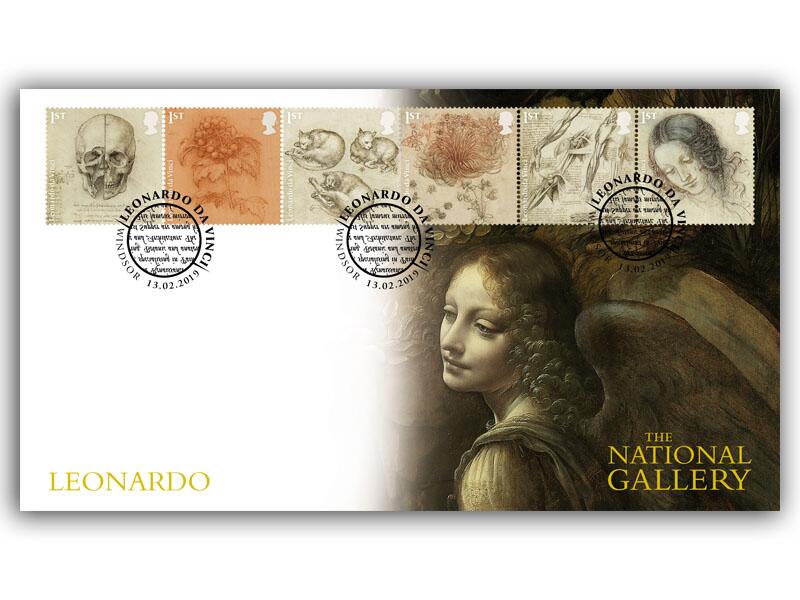 500th Anniversary of the Death of Leonardo da Vinci - Angel cover design