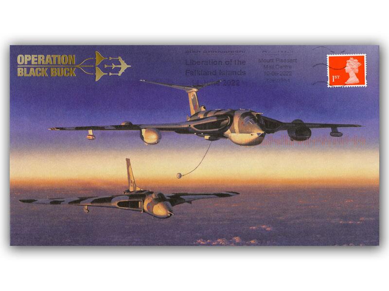 Operation Black Buck - Falklands Slogan Postmark
