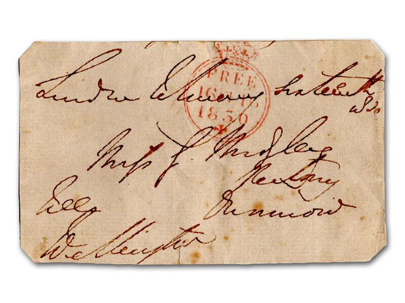Duke of Wellington signed envelope