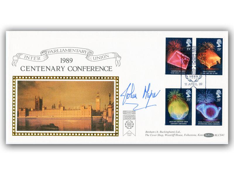 John Major signed 1989 Anniversaries cover