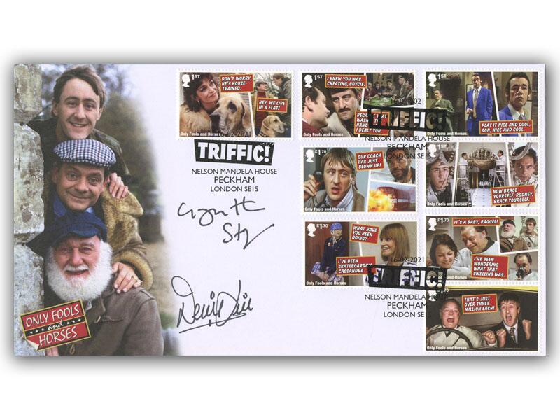Only Fools and Horses, signed Cassandra & Alan Parry