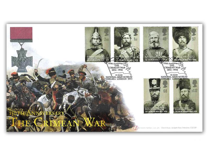 150th Anniversary of The Crimean War Stamp cover