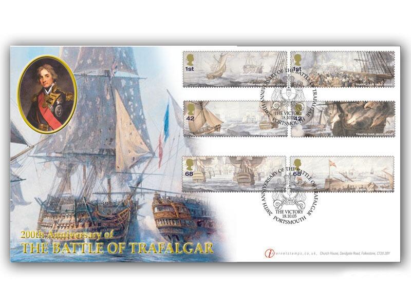 Battle of Trafalgar - Portsmouth postmark