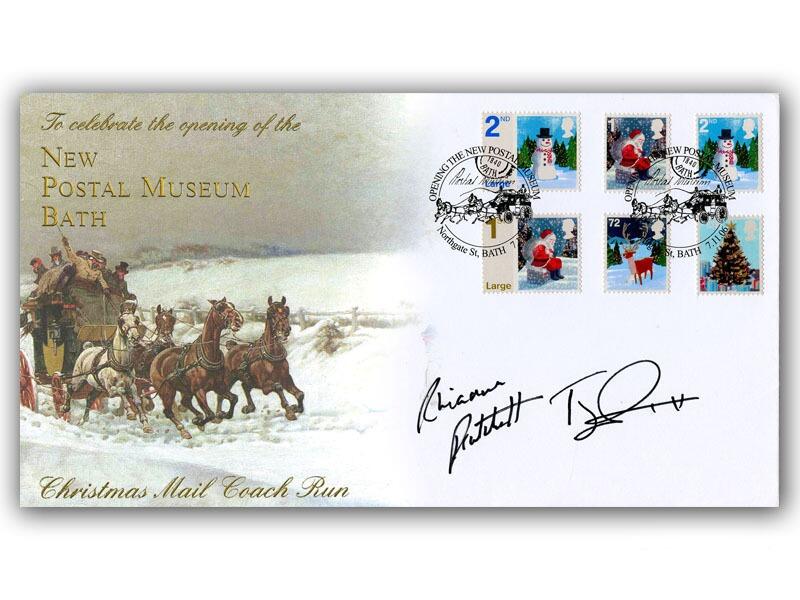 Christmas 2006 - Bath Postal Museum, signed Terry & Rhianna Pratchett