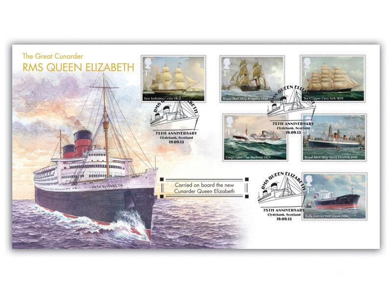 Merchant Navy, RMS Queen Elizabeth First Day Cover