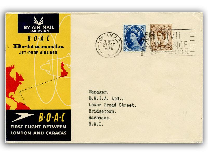 1958 BOAC London - Caracas