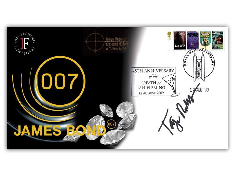 James Bond 2008, signed Tanya Roberts 'Stacey Sutton'
