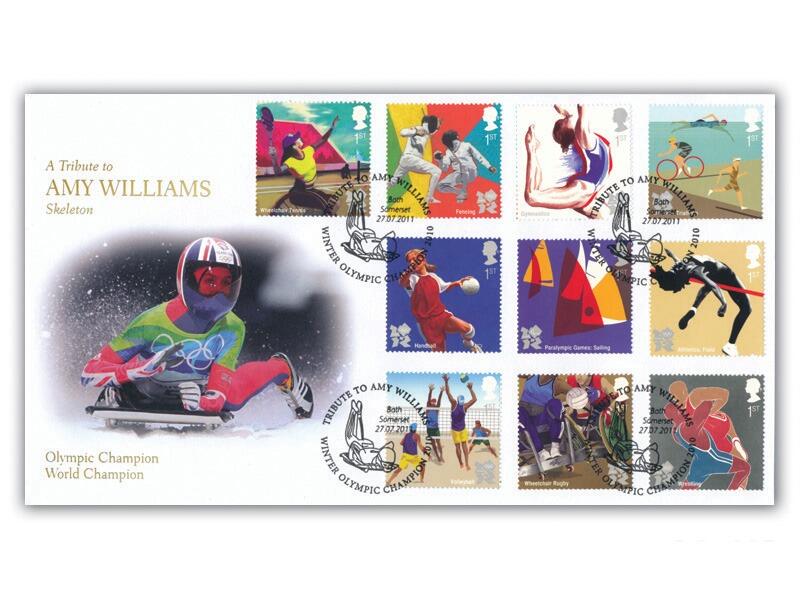 Olympic & Paralympic Games - A Tribute to Amy Williams MBE, Full Set Cover