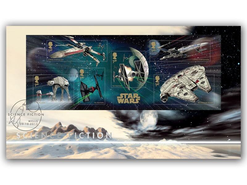 2015 Science Fiction Star Wars Miniature Sheet cover