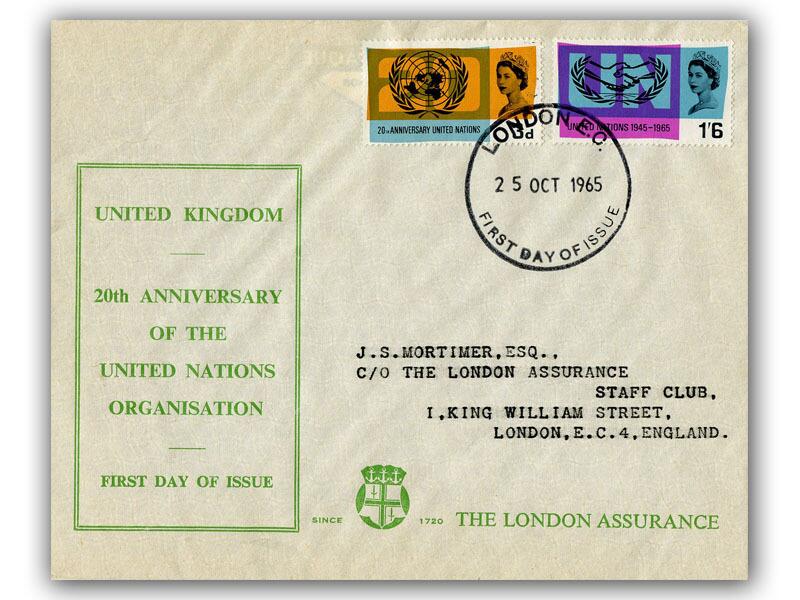 1965 United Nations, London Assurance cover