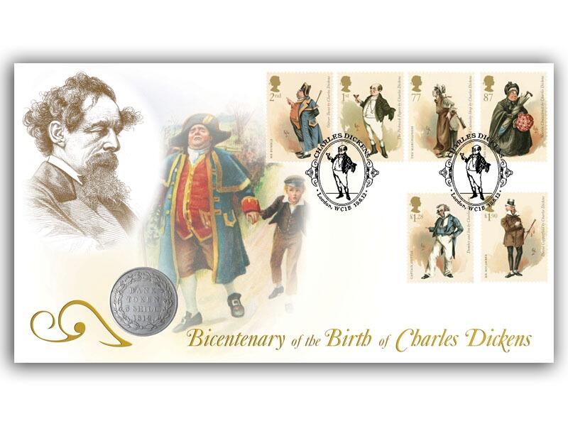 Charles Dickens Alternative Stamp Cover Cover