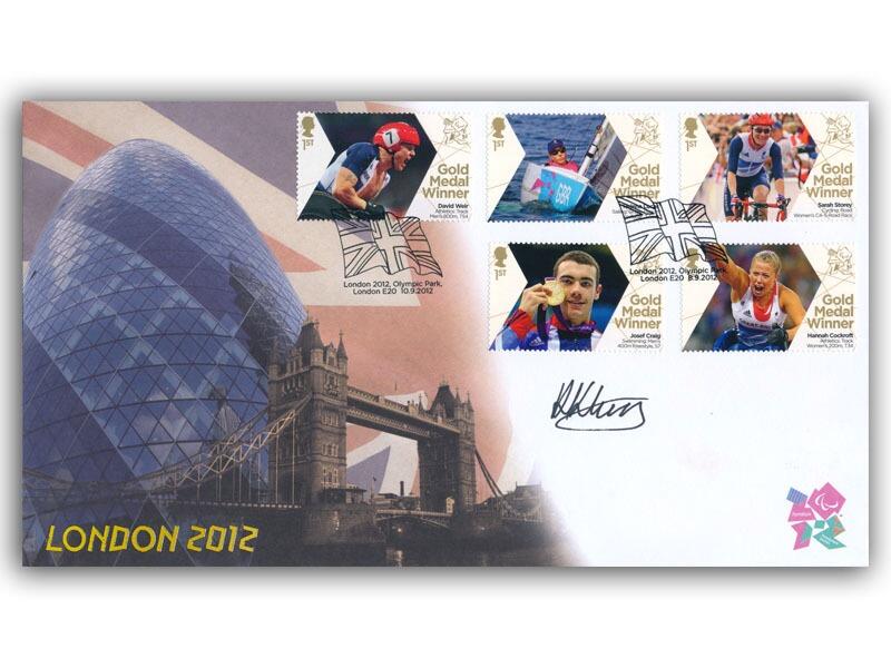 Helena Lucas signed 2012 Paralympics cover