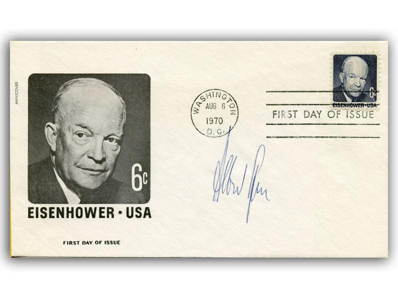 Albert Speer signed USA 1970 Dwight Eisenhower cover