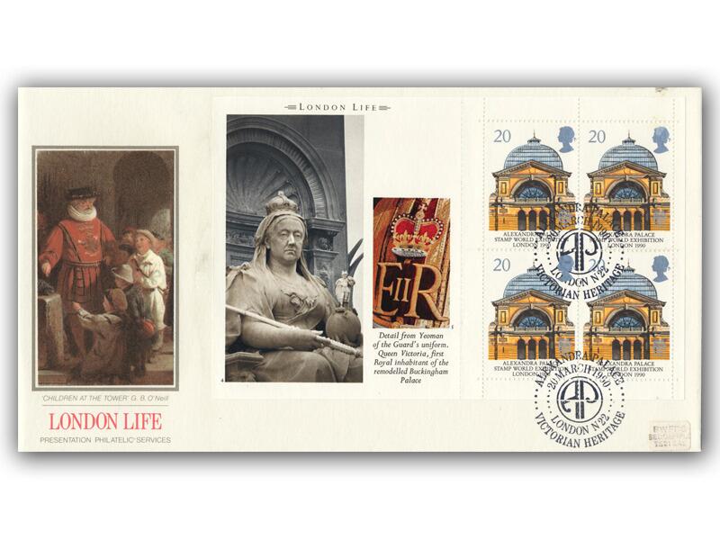 1990 London Life Prestige Booklet, Alexandra Palace pane