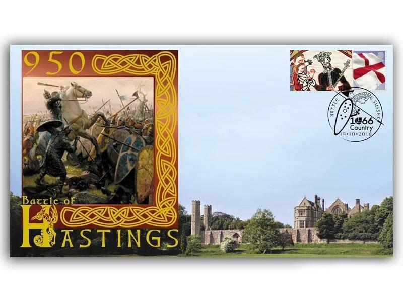 Battle of Hastings 950th Anniversary, single smiler stamp