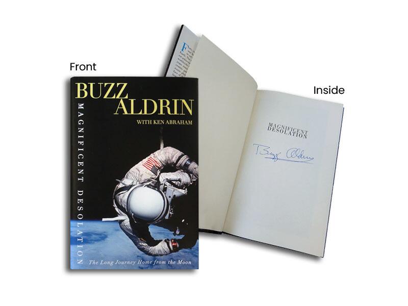 Buzz Aldrin signed book